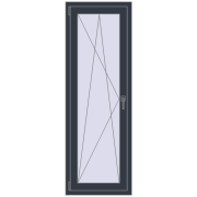 REHAU Euro 60 600x1750 мм ANTHRACITE_GREY_STRUKTURAL з двох сторін REHAU Euro 60 600x1750 мм ANTHRACITE_GREY_STRUKTURAL з двох сторін