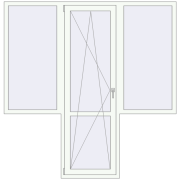 REHAU Euro 60 2060x2110 мм