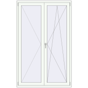 REHAU Euro 70 1300x2050 мм