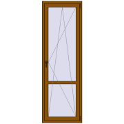 REHAU Euro 60 734x2240 мм GOLDEN OAK з двох сторін