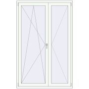 REHAU SYNEGO MD 1320x2060 мм Білий (RAL 9016) з двох сторін