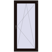 REHAU Euro 60 900x1900 мм BLACK_BROWN з двох сторін