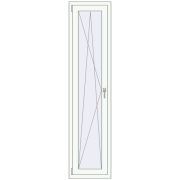 REHAU Euro 70 500x2100 мм Білий (RAL 9016) з двох сторін REHAU Euro 70 500x2100 мм Білий (RAL 9016) з двох сторін