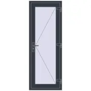 REHAU Euro-Design 60 700x1900 мм ANTHRACITE_GREY_STRUKTURAL з двох сторін REHAU Euro-Design 60 700x1900 мм ANTHRACITE_GREY_STRUKTURAL з двох сторін
