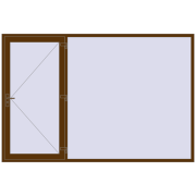 REHAU SYNEGO 3000x2000 мм WALNUT з двох сторін