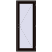 REHAU SYNEGO 800x2100 мм BLACK_BROWN ззовні