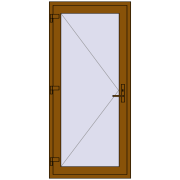 REHAU Euro-Design 60 910x1970 мм