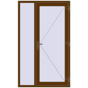 REHAU SYNEGO 1270x2100 мм WALNUT з двох сторін REHAU SYNEGO 1270x2100 мм WALNUT з двох сторін