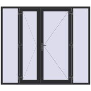 Вхідні двері 2400x2100 мм REHAU SYNEGO