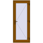 REHAU SYNEGO 800x2000 мм GOLDEN OAK з двох сторін