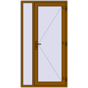 REHAU Brillant-Design 1100x2050 мм GOLDEN OAK з двох сторін REHAU Brillant-Design 1100x2050 мм GOLDEN OAK з двох сторін
