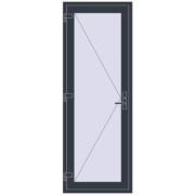 REHAU Brillant-Design 800x2200 мм ANTHRACITE_GREY_STRUKTURAL з двох сторін REHAU Brillant-Design 800x2200 мм ANTHRACITE_GREY_STRUKTURAL з двох сторін