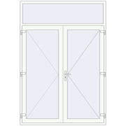 REHAU Brillant-Design 1800x2600 мм Білий (RAL 9016) з двох сторін REHAU Brillant-Design 1800x2600 мм Білий (RAL 9016) з двох сторін