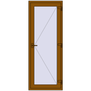REHAU Euro-Design 60 800x2100 мм GOLDEN OAK з двох сторін