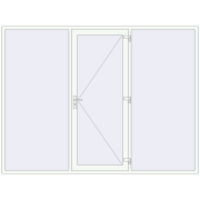 REHAU SYNEGO 3000x2250 мм Білий (RAL 9016) з двох сторін