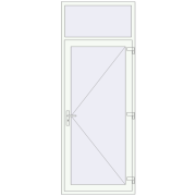 Вхідні двері 1000x2600 мм REHAU Euro-Design 60 Вхідні двері 1000x2600 мм REHAU Euro-Design 60