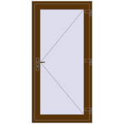 REHAU Euro-Design 60 940x1900 мм WALNUT з двох сторін