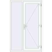REHAU Brillant-Design 1300x2100 мм Білий (RAL 9016) з двох сторін REHAU Brillant-Design 1300x2100 мм Білий (RAL 9016) з двох сторін