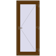 REHAU Brillant-Design 800x1900 мм WALNUT з двох сторін REHAU Brillant-Design 800x1900 мм WALNUT з двох сторін