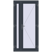 Вхідні двері 1010x2050 мм REHAU Euro-Design 60