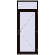 REHAU Brillant-Design 950x2400 мм BLACK_BROWN з двох сторін REHAU Brillant-Design 950x2400 мм BLACK_BROWN з двох сторін