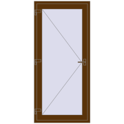 REHAU Euro-Design 60 920x2000 мм WALNUT з двох сторін REHAU Euro-Design 60 920x2000 мм WALNUT з двох сторін
