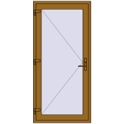 REHAU Euro-Design 60 900x2000 мм REHAU Euro-Design 60 900x2000 мм