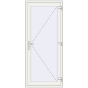 REHAU Euro-Design 60 900x2100 мм