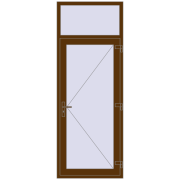 REHAU Euro-Design 60 900x2400 мм WALNUT з двох сторін
