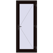 REHAU SYNEGO 800x2000 мм BLACK_BROWN з двох сторін