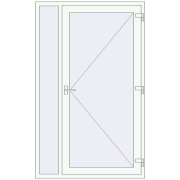 REHAU Brillant-Design 1300x2100 мм Білий (RAL 9016) з двох сторін REHAU Brillant-Design 1300x2100 мм Білий (RAL 9016) з двох сторін