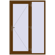 Вхідні двері 1400x2100 мм REHAU Brillant-Design Вхідні двері 1400x2100 мм REHAU Brillant-Design