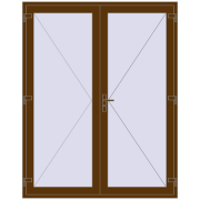REHAU Euro-Design 60 1800x2280 мм WALNUT з двох сторін