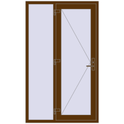 REHAU Euro-Design 60 1200x2000 мм WALNUT з двох сторін REHAU Euro-Design 60 1200x2000 мм WALNUT з двох сторін