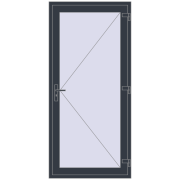 REHAU SYNEGO 1000x2200 мм ANTHRACITE_GREY_STRUKTURAL з двох сторін REHAU SYNEGO 1000x2200 мм ANTHRACITE_GREY_STRUKTURAL з двох сторін