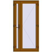 REHAU SYNEGO 1100x2200 мм GOLDEN OAK з двох сторін