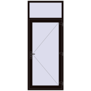 REHAU Euro-Design 60 1000x2500 мм BLACK_BROWN з двох сторін REHAU Euro-Design 60 1000x2500 мм BLACK_BROWN з двох сторін