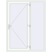 Вхідні двері 1600x2100 мм REHAU Brillant-Design Вхідні двері 1600x2100 мм REHAU Brillant-Design