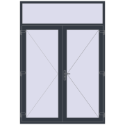 REHAU Brillant-Design 1800x2600 мм ANTHRACITE_GREY_STRUKTURAL з двох сторін