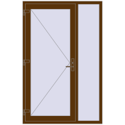 Вхідні двері 1300x2000 мм REHAU Euro-Design 60 Вхідні двері 1300x2000 мм REHAU Euro-Design 60