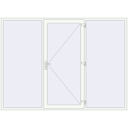 REHAU SYNEGO 3000x2200 мм Білий (RAL 9016) з двох сторін REHAU SYNEGO 3000x2200 мм Білий (RAL 9016) з двох сторін