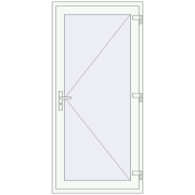 REHAU Euro-Design 60 1000x2000 мм