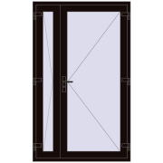 REHAU Brillant-Design 1250x2050 мм BLACK_BROWN з двох сторін REHAU Brillant-Design 1250x2050 мм BLACK_BROWN з двох сторін
