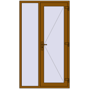 REHAU Brillant-Design 1200x2100 мм GOLDEN OAK з двох сторін REHAU Brillant-Design 1200x2100 мм GOLDEN OAK з двох сторін