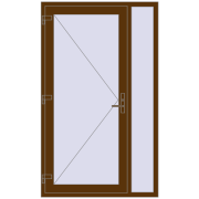 REHAU Brillant-Design 1200x2000 мм WALNUT з двох сторін REHAU Brillant-Design 1200x2000 мм WALNUT з двох сторін