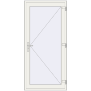REHAU Euro-Design 60 1000x2100 мм