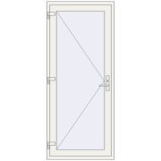 REHAU Euro-Design 60 900x2100 мм