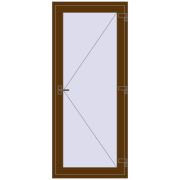 REHAU Brillant-Design 900x2100 мм WALNUT з двох сторін