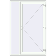 REHAU Brillant-Design 1400x2100 мм Білий (RAL 9016) з двох сторін REHAU Brillant-Design 1400x2100 мм Білий (RAL 9016) з двох сторін