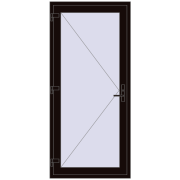 Вхідні двері 960x2100 мм REHAU Euro-Design 60 BLACK_BROWN з двох сторін Вхідні двері 960x2100 мм REHAU Euro-Design 60 BLACK_BROWN з двох сторін